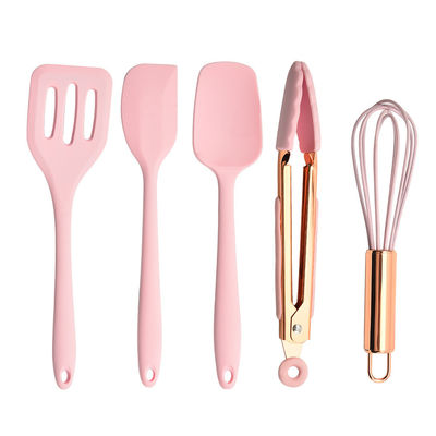 Ein guter Preis. Silikon-Bäckgeräte-Set 5 Stück Silikon-Spatula-Set Nichtklebendes Dauerfähiges Silikon-Kochgeschirr Kochgeräte-Küchen-Set Online