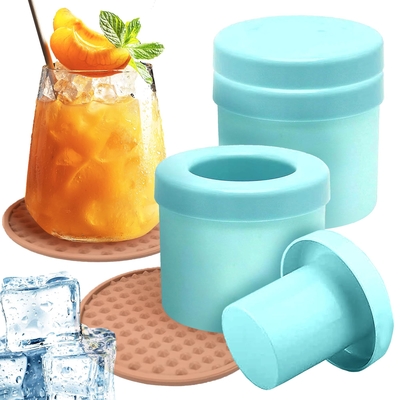 Ein guter Preis. Zylinder Silikon Eiswürfel Form Decompress Ice Gattice Press Typ Mini-Eismaschine Tasse Online