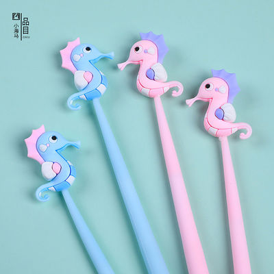 Ein guter Preis. Süße Zeichentrickfilme Blaue Gel-Tinte-Stifte Zeichentrickfilme Tier-Schreibfeder 0,5 mm verschiedene Stile Stifte Schreibwaren für die Schule Büro Zuhause Schüler Kinder Geburtstagsgeschenk Online