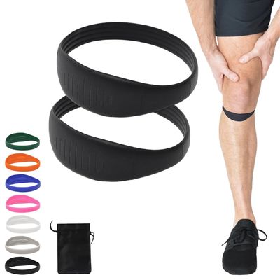 Ein guter Preis. Patella-Ständer-Stützband, Patella-Stabilisator Schmerz machen Knie Band Schmerzlinderung Komfortabel Silicone Kniebefestigungen Pads für Running Jumpers Sport Fußball Volleyball Basketball Männer Frauen Online