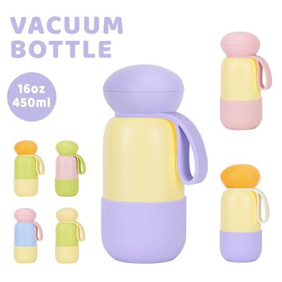 Ein guter Preis. Eco-Silicone isolierte Flasche. 450 ml / 750 ml / 1000 ml. Pastell-Makaron-Farbthermos mit Silikon-Körper und Deckel. Online