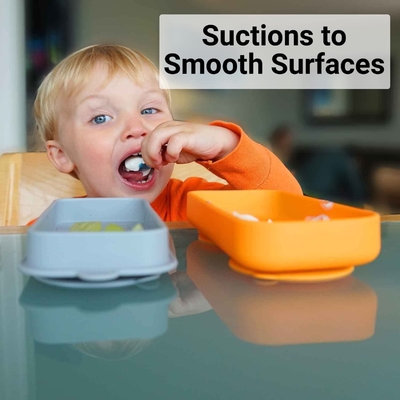 Ein guter Preis. Wasserundurchlässige dauerhafte Saugplatten und -schüsseln, harmloses Silikon-Baby rollt Sog Online