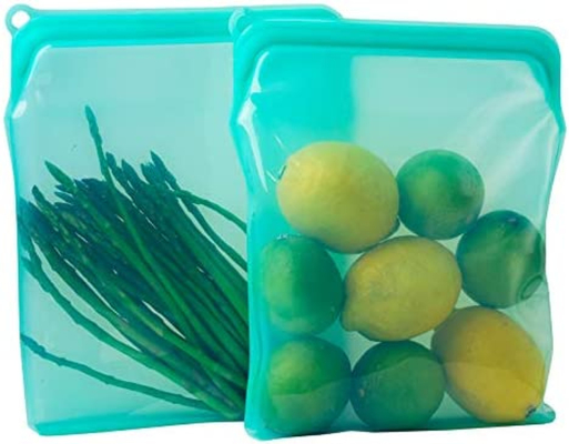 Ein guter Preis. Wiederverwendbare 100% Silikon-Lebensmittelbeutel Sandwich-Snacktaschen Neue Generation Stand-up-Zip-Container für Suppe und Überbleibsel Online