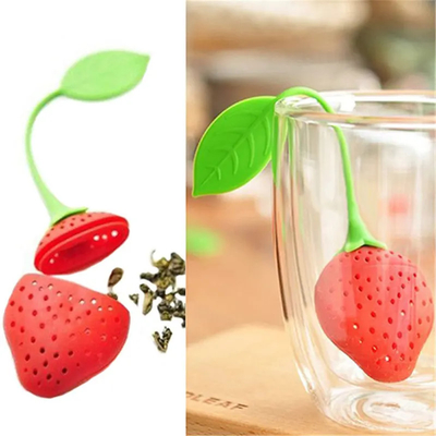 Ein guter Preis. Leichtes Silikon-Tee-Sieb Infuser Mehrfarbenharmloses Online