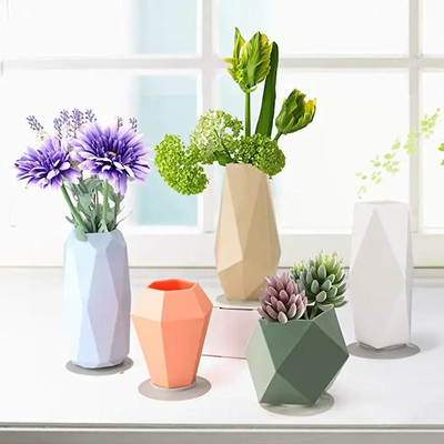 Ein guter Preis. Ungiftiger Silikon-Blumen-Flaschen-Topf-harmloses Mehrfarbenpraktisches Online