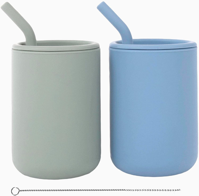 Ein guter Preis. Dauerhafte Sippy-Schale Silikon BPA freie, wasserundurchlässige Silikon-Trainings-Schalen Online