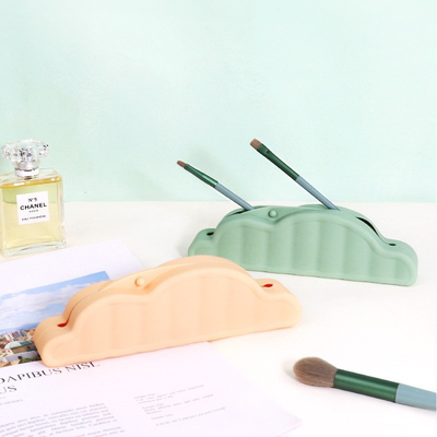 Ein guter Preis. Mehrfarbenbürsten-Silikon-Kosmetiktasche-Halter tragbar für Reise Online