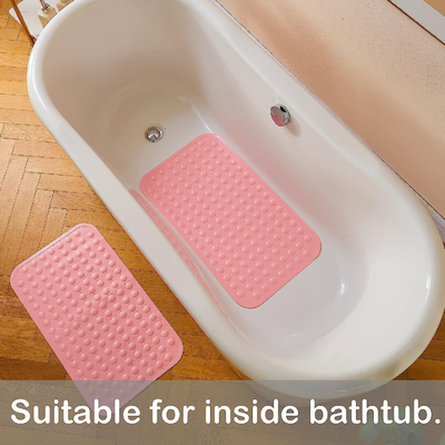 Ein guter Preis. Rechteckige ungiftige Silikon-Dusche Mat Foot Massage Odorless Online