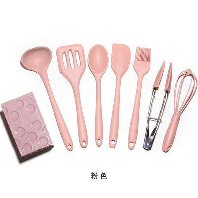Ein guter Preis. 8 Stück Mini Kid Silicone Küchengerät Set Spatula Set mit Spatula Löffel Tong Bürste Wisch Tong Online