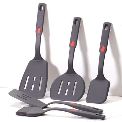 5pcs Neues Silicone Kochgeschirr Set Silicone Backgeschirr Spatula Geschirr Set Erste Hausnotwendigkeiten Küchen Gadget Set