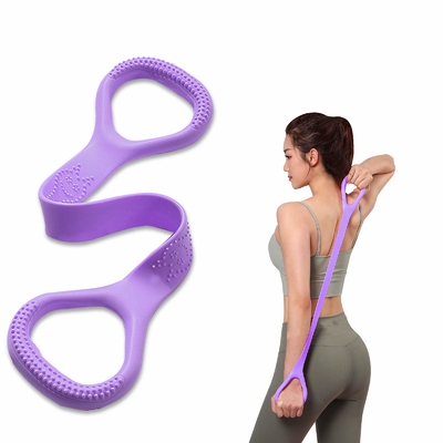 Ein guter Preis. Abbildung 8 Fitness-Widerstandsband Arm Rücken Schulter Übung Elastisches Seil Strecken Fitnessband für Physiotherapie Yoga Online