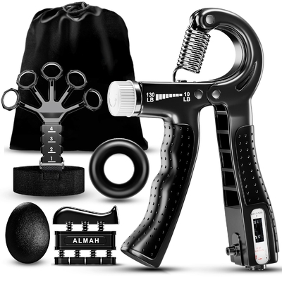 Ein guter Preis. 5 Packung Handgrip Stärker-Kit Verstellbares Silikon-Grip-Strainers-Kit Online