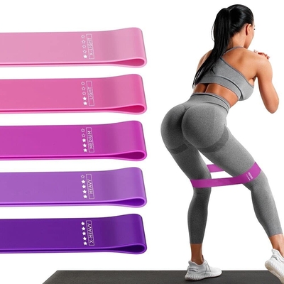 Ein guter Preis. Silikon-Widerstands-Loop-Übungsband für das Heim Fitness Elastische Training 5pcs Bands Online
