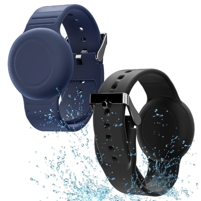 Kinder Wasserdichtes Silikon Air Tag Armband Armband Leichtgewicht GPS Tracker Halter Für Apple