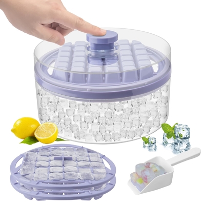 Eiswürfel Trays Schimmel mit Deckel und Behälter für Whisky Cocktail Saft Kaffee