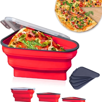 Ein guter Preis. Die perfekte Pizza, wiederverwendbarer Pizza-Lagerbehälter, Servierteller, kostenloser verstellbarer Pizza-Schnitte-Behälter zum Organisieren Online
