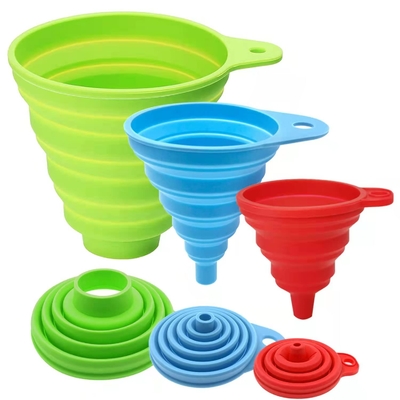 Ein guter Preis. Funnel für die Füllung von Flaschen Küchen-Funnel Funnel für die Küche Verwendung Lebensmittel Silikon klappbare Funnel Flüssigpulver Online