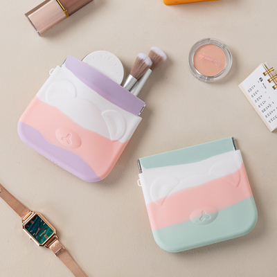 Ein guter Preis. Mini-Silikon-Kosmetik-Tasche Waschbar, geruchlos und multifunktional Online