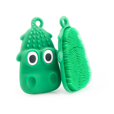 Ein guter Preis. Multifunktionale Silikon-Baby-Duschbürste Körperspülmaschine und Haarbürste für Kinder Online