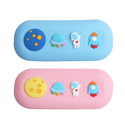 Ein guter Preis. DIY Silikon Bleistiftschrank Großer niedlicher Bleistiftbeutel für Jungen Mädchen Weihnachtsgeschenke Schulbedarf Kinder Geschenk-Stifthalter Online