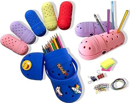 Ein guter Preis. DIY Silikon Bleistift-Kistenhalter Flexibel leicht zu reinigen Wasserdicht Schüler Schulversorgung Online