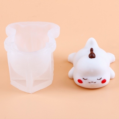 Individuell angepasste Silikon 3D Tierkerzenform für Seife und Schokolade Weihnachtsgeschenk