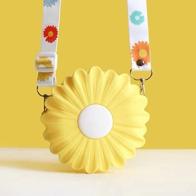 Schulbedarf Silikon Bleistift-Box Dauerhafte Make-up-Tasche Kinder Schulter Handtasche Mädchen Crossbody-Tasche Weihnachtsgeschenk Geburtstag