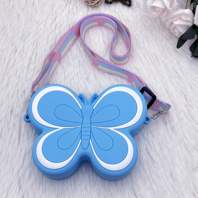 Ein guter Preis. Schönes Schmetterlings-Crossbody-Tasche Kleinkind-Crossbody-Tasche Brieftasche Schultertaschen Handtasche Crossbody-Taschen Münztasche für Kinder Online
