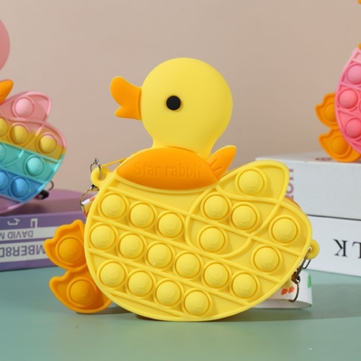 Ein guter Preis. Pop Tasche für Kinder Ente Popper Sensorische Fidget Prinzessin Spielzeug Geschenke ADHS Angstzustände Stressentlastung Crossbody Tasche Online