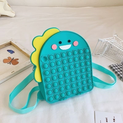 Ein guter Preis. Dinosau Weiches Silikon Bleistift Gehäuse für Schreibwaren und Make-up-Artikel Rucksack Tasche Silikon Schulter Tasche Online