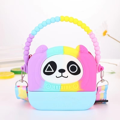 Ein guter Preis. Lebensmittelqualität Silikon Bleistift Tasche Die ultimative Make-up-Artikel Organisator Crossbody Schulter Handtasche Lagerung Container Tasche Online