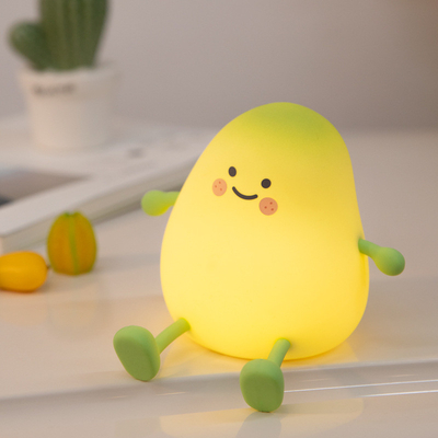 Ein guter Preis. Schöne Nachtlicht für Kinder Mango Schlaflampe Warmes Licht Schlafzimmer Dekor Kinder Nachtlicht Silikon Baby Kinderzimmer Nachtlicht Online