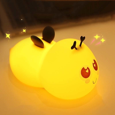 Ein guter Preis. Bee Silicone LED Nachtlicht Baby Kinderzimmer Schlaflampe mit Timer für Kleinkinder Baby Mädchen Jungen Kinder Weihnachtsgeschenk Kinder Online