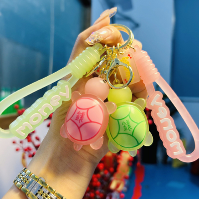 Zeichentrickfilm Schlüsselanhänger Star Auto Schlüsselring Dämon Kaninchen Charm Tasche Zubehör für Frauen