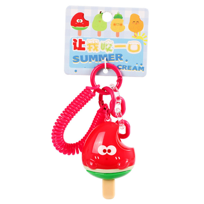 Ein guter Preis. Zeichentrickfilm Schlüsselring Set Soft Touch Frucht Anhänger Schlüsselring für Kinder Party Favoriten Schule und Büro Online