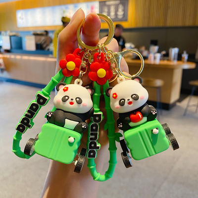Ein guter Preis. Silikon Schlüsselanhänger für Handtasche, süße Panda Schlüsselanhänger Zauber Online