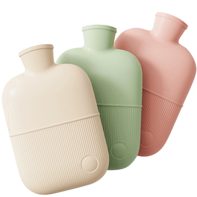Ein guter Preis. Gummi-Wärmflasche mit weichem Deckel, 2L 1L Warmwasserbeutel zur Schmerzlinderung von Krämpfen Online