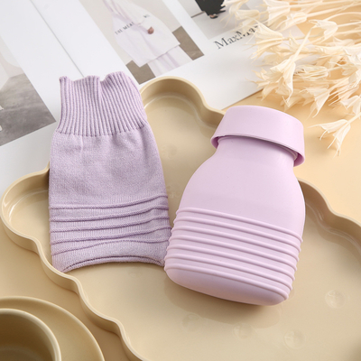 Ein guter Preis. Weiches Silikon Mini Warmwasserflaschenbeutel mit Deckel Heißkaltes Kompressum für Babys Kinder Schmerzlinderung Online