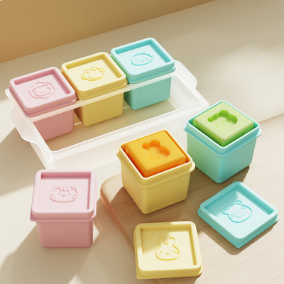 Ein guter Preis. 6 Packungen Silikon Babynahrungsbehälter 4 Oz undicht für Säuglinge Kinder Babys Mikrowelle Spülmaschine Safe BPA-freier Eiswürfel Online