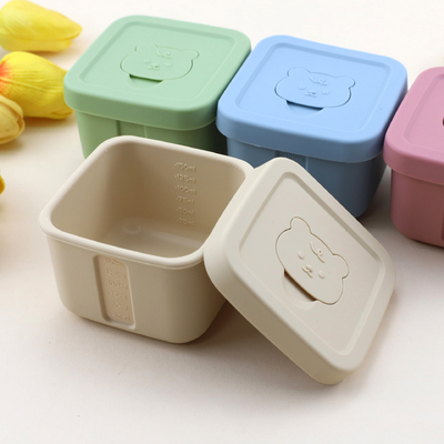 Ein guter Preis. Silikon-Kindernahrungsbehälter, 4 Oz wiederverwendbare kleine Snackbehälter Gefrierschrank mit luftdichten Deckeln undicht für Säuglinge Kinder Babys, Mikrowelle und Spülmaschine sicher Online