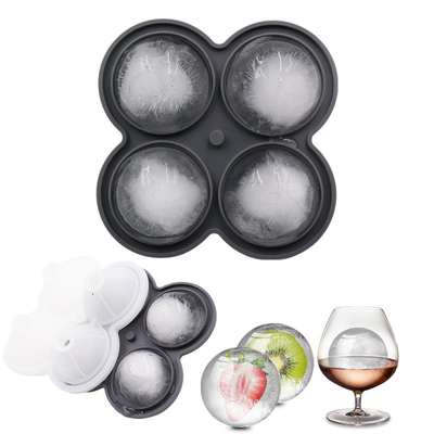 Eiswürfelschacht, 2,5 Zoll Eiswürfelformen, 2 Hohlräume Silikon Rose & 2 Diamant-Eiskugelmacher, leicht freizugebende große Eiswürfelform zum Abkühlen von Cocktails, Whisky, Bourbon und hausgemachten Säften
