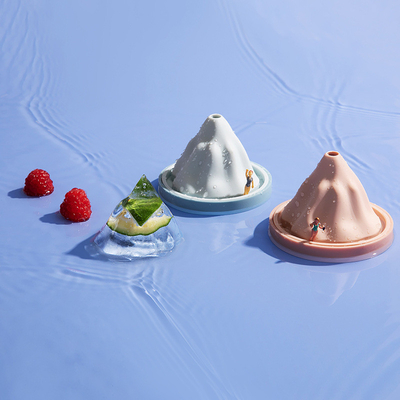 Roll Over Image To Zoom In Eiswürfel Formen, Cocktail Ice Cube Tray, Silikon Eis Berge geformte Eis Formen Schnee Berge Formen