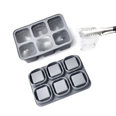 Ein guter Preis. Klappbare Eiswürfel 2 Packungen Silikon Klappbare Klappbare große Eiswürfel Formen mit Deckel und weichem Boden für einfache Freigabe Online