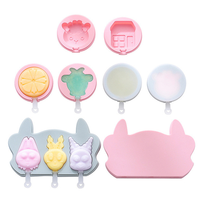 Silikon-Puppen-Formen, Mini-Puppen-Formen für Kinder Baby-Schöne Formen Silikon-Puppen-Formen BPA-frei wiederverwendbare Eiscreme-Formen Puppen-Hersteller selbstgemachtes DIY-Set