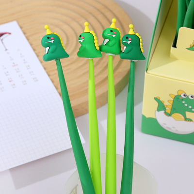 Schöne Dinosaurier-Schwarze Tinte,Cartoon Fun Kawaii Schreibgel-Stifte für Kinder Bürobedarf,16 Stück Set (Schöne Dinosaurier)