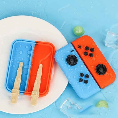 DIY Karikatur Silikon Eiscreme Formen BPA-freie wiederverwendbare Lebensmittel-Grad Eiscreme-Tray für Kinder mit Obst und Tierformen einfach zu bedienen, nicht klebrig, sicher für Sommergläser