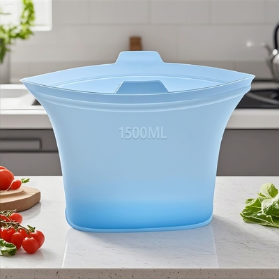 Ein guter Preis. Umweltfreundliche und nachhaltige Silikon-Aufbewahrungsbeutel mit luftdichten Verschlüssen, Hitzebeständigkeit und einfacher Reinigung – ideal zum Aufbewahren von Snacks, Essensresten, Marinieren, für unterwegs und um Ihnen zu helfen, zu sparen Online