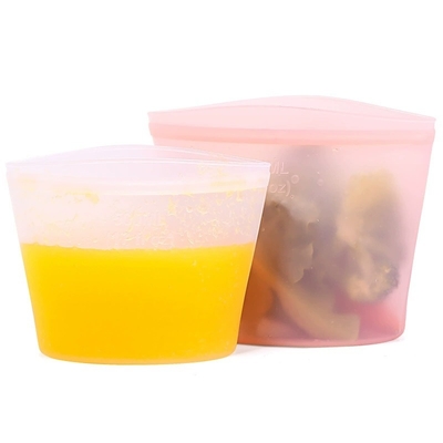 Premium wiederverwendbare Silikon-Lebensmittelaufbewahrungsbeutel zum Einfrieren, Kochen und Organisieren – Auslaufsicher, geruchsbeständig und leicht zu reinigen – Die ideale nachhaltige Alternative zu Einweg-Kunststoff-Lebensmittelbehältern
