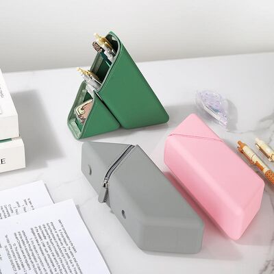 Qualität Löscher Silikon-Stiftbox kundenspezifisch Ja Bpa-frei Ja Öko-freundlich ungiftiger Bleistifthalter mit individuellem Logo usine
