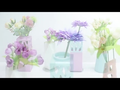 Silikon-Vasen-Silikon-Blumen-Vasen-Betriebsblumen-Topf mit starkem Saugnapf-Blumen-Vase